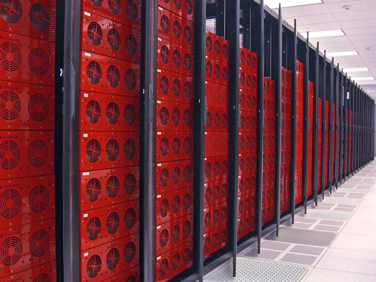 Backblaze data center