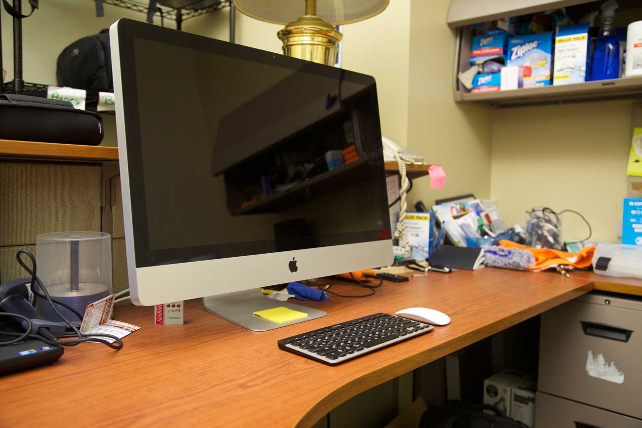 Chris Humphries' work setup