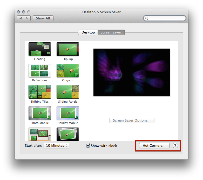 Quick Tip: Enable Hot Corners on OS X – The Sweet Setup