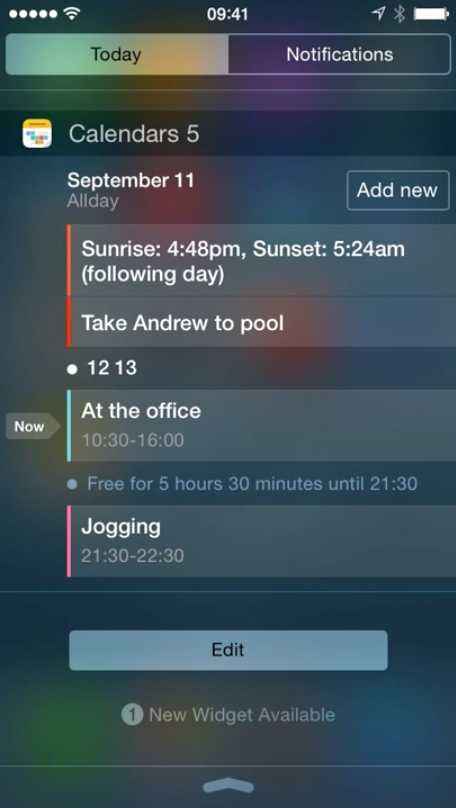 Calendars 5.5 for iOS 8