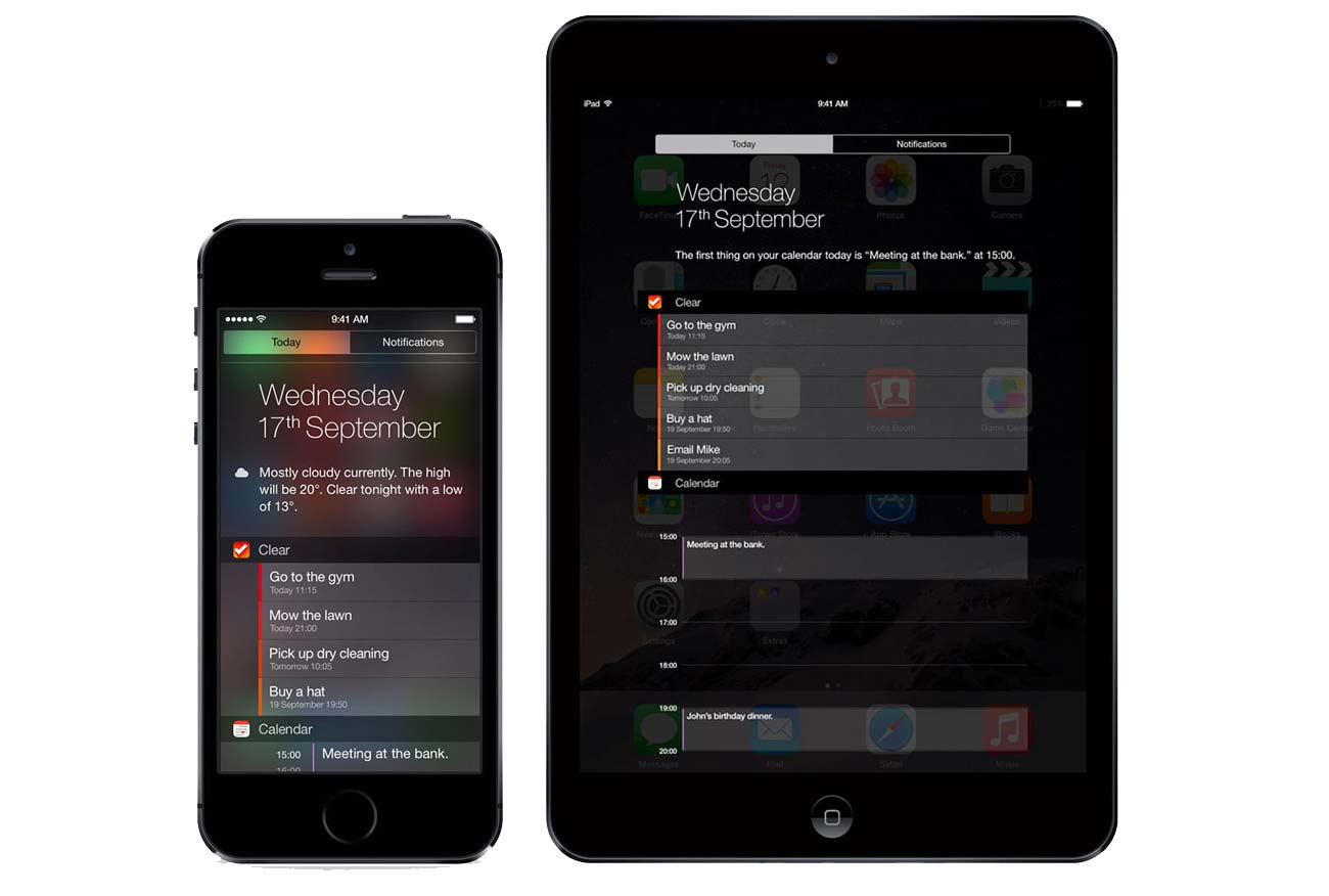 Clear's Notification Center Widget