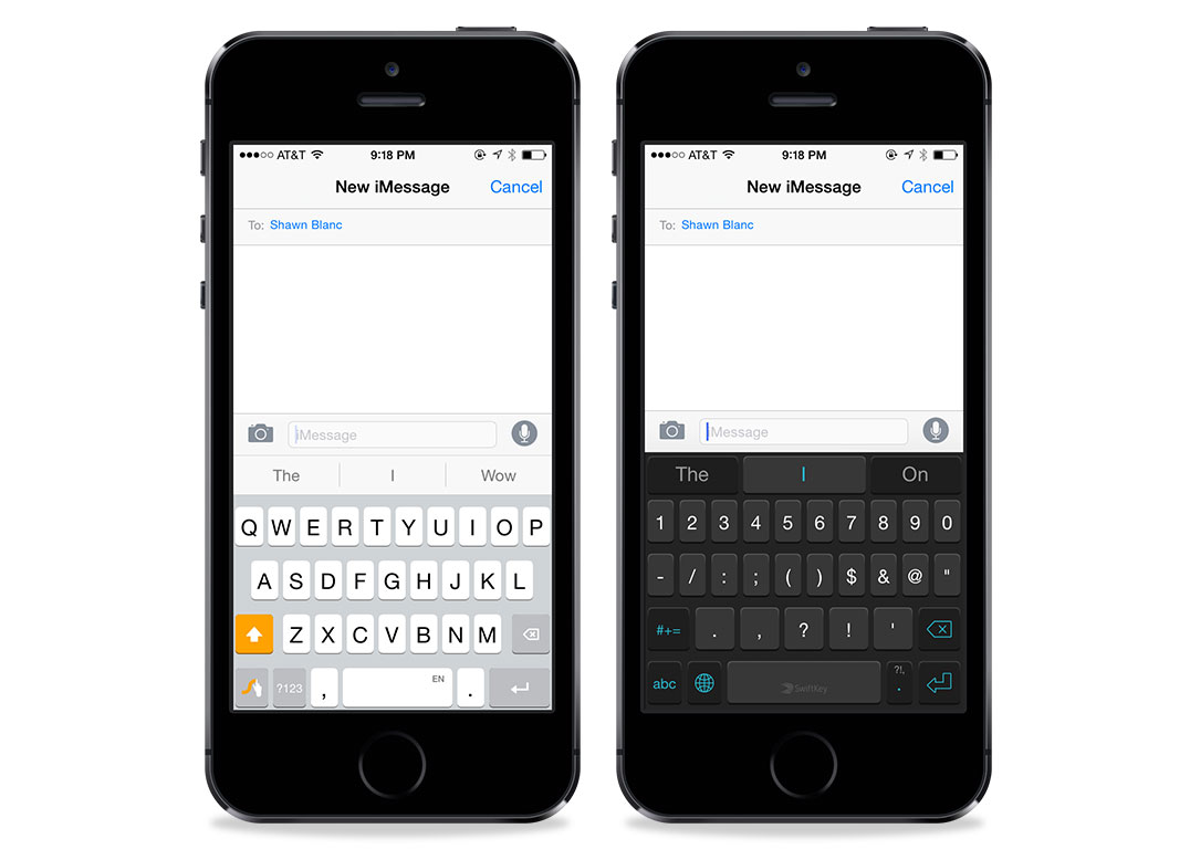 iphone custom keyboard layout