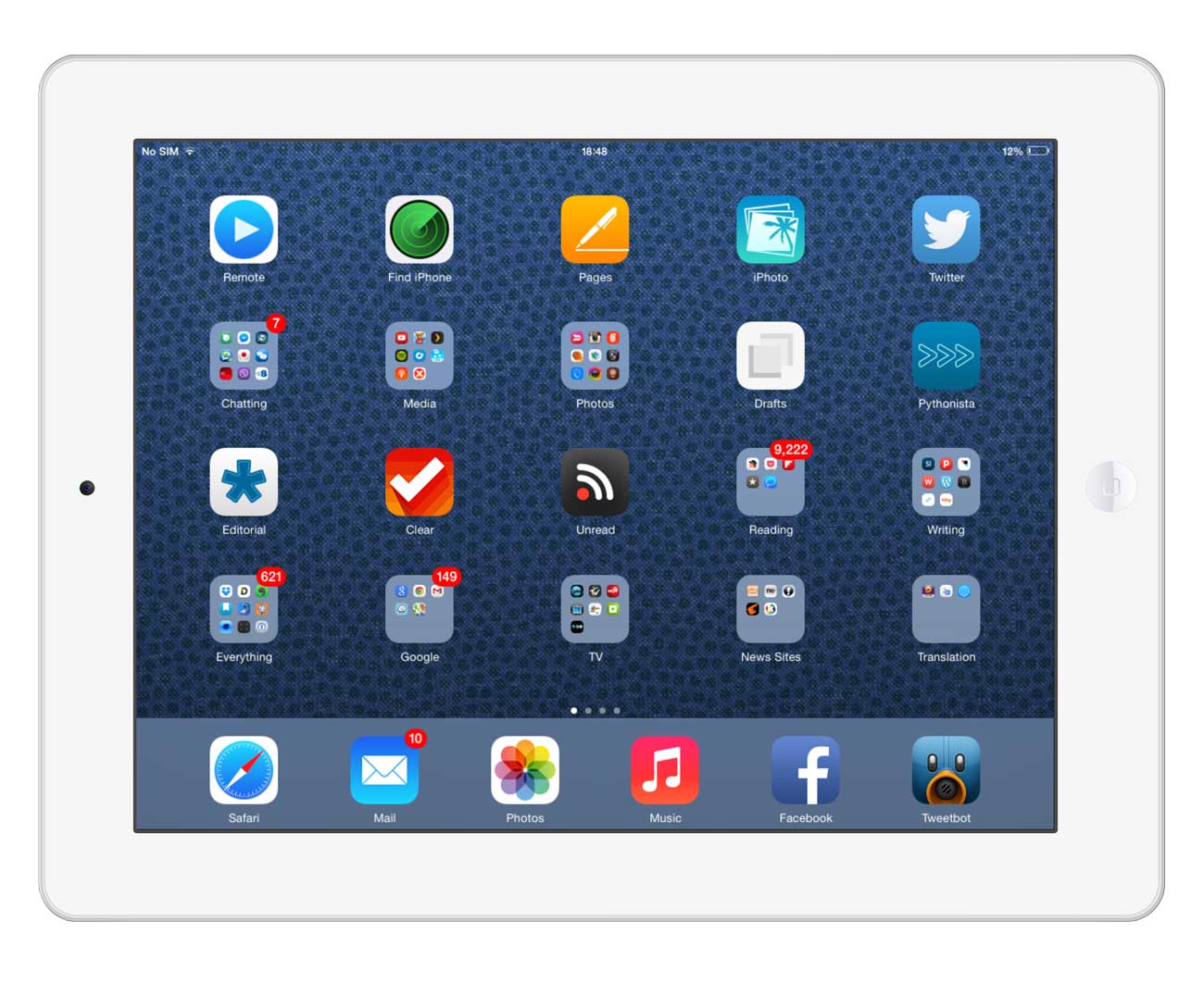 Shahaf Levi's iPad