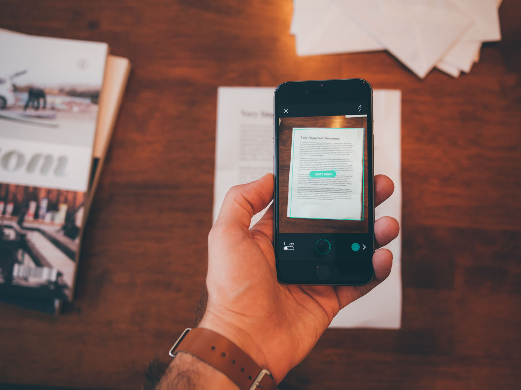 Scanbot is the best document scanning app for iOS