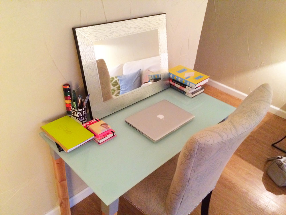 Faith Korpi's desk 