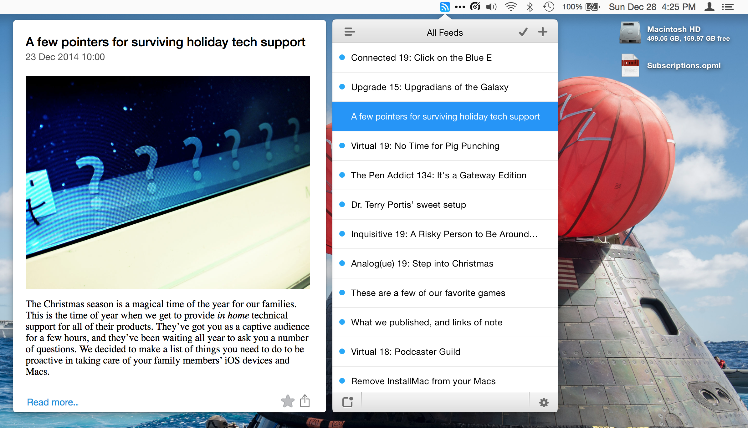 Rss Reader For Mac Os