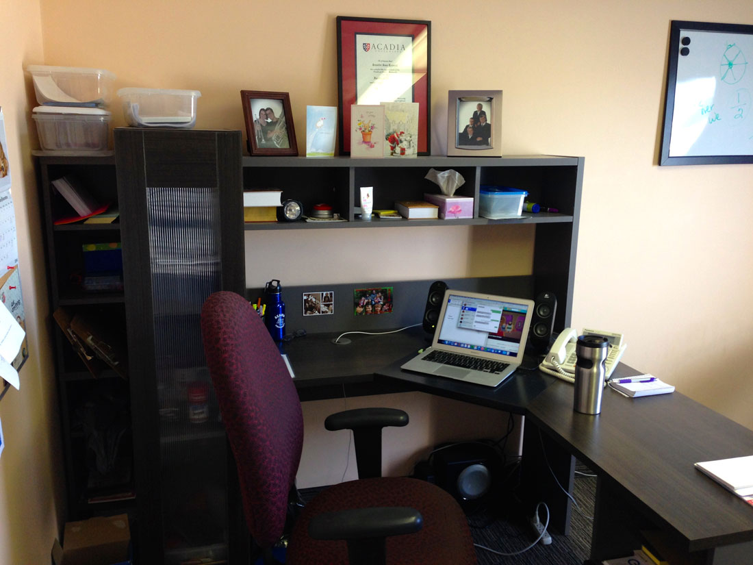 Jennifer Rowsell's desk