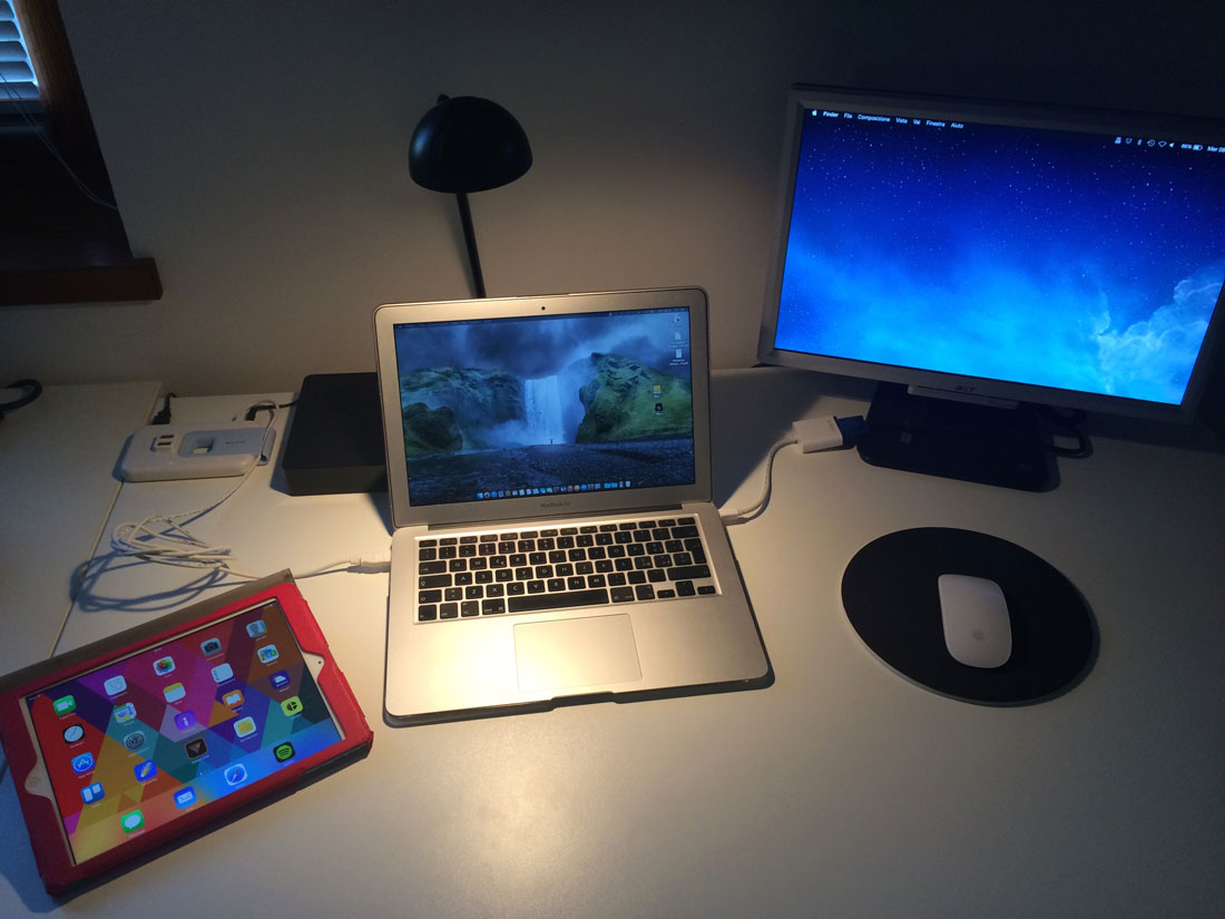 Roberto Marin's desk