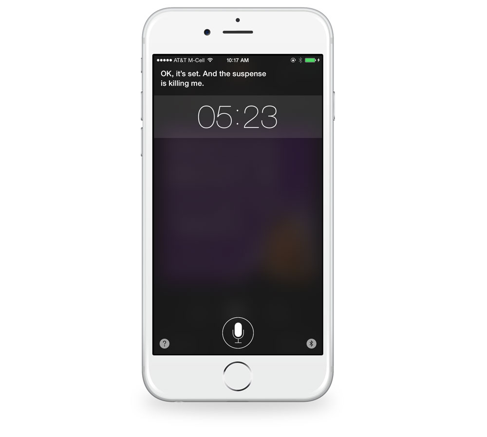 Siri timer