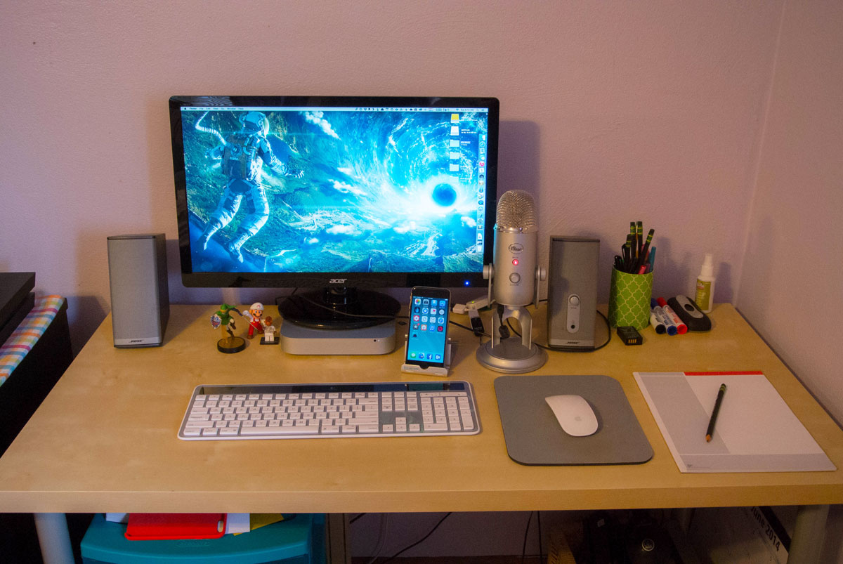 Matt Birchler's desk