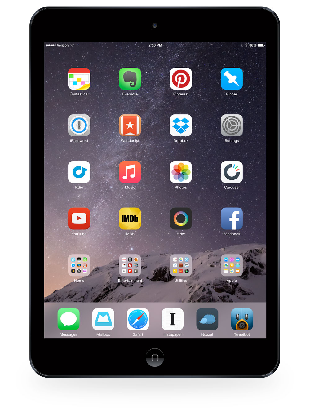 Matt Hamilton's iPad Air