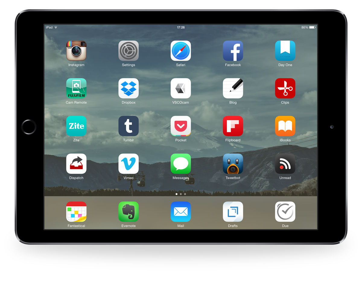 Dean Sherwood's iPad Air 2