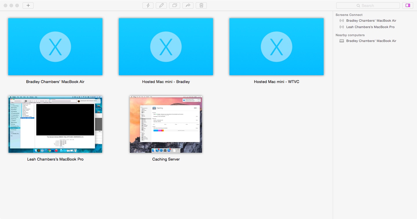 Screens OS X