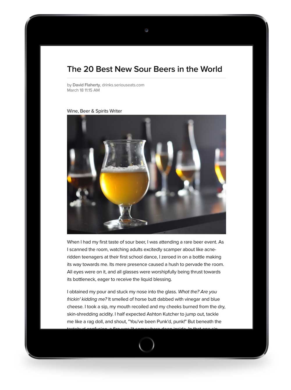 screenshot 14 Pocket view of beer article