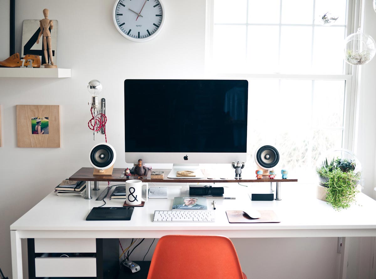 Jeff Sheldon's desk