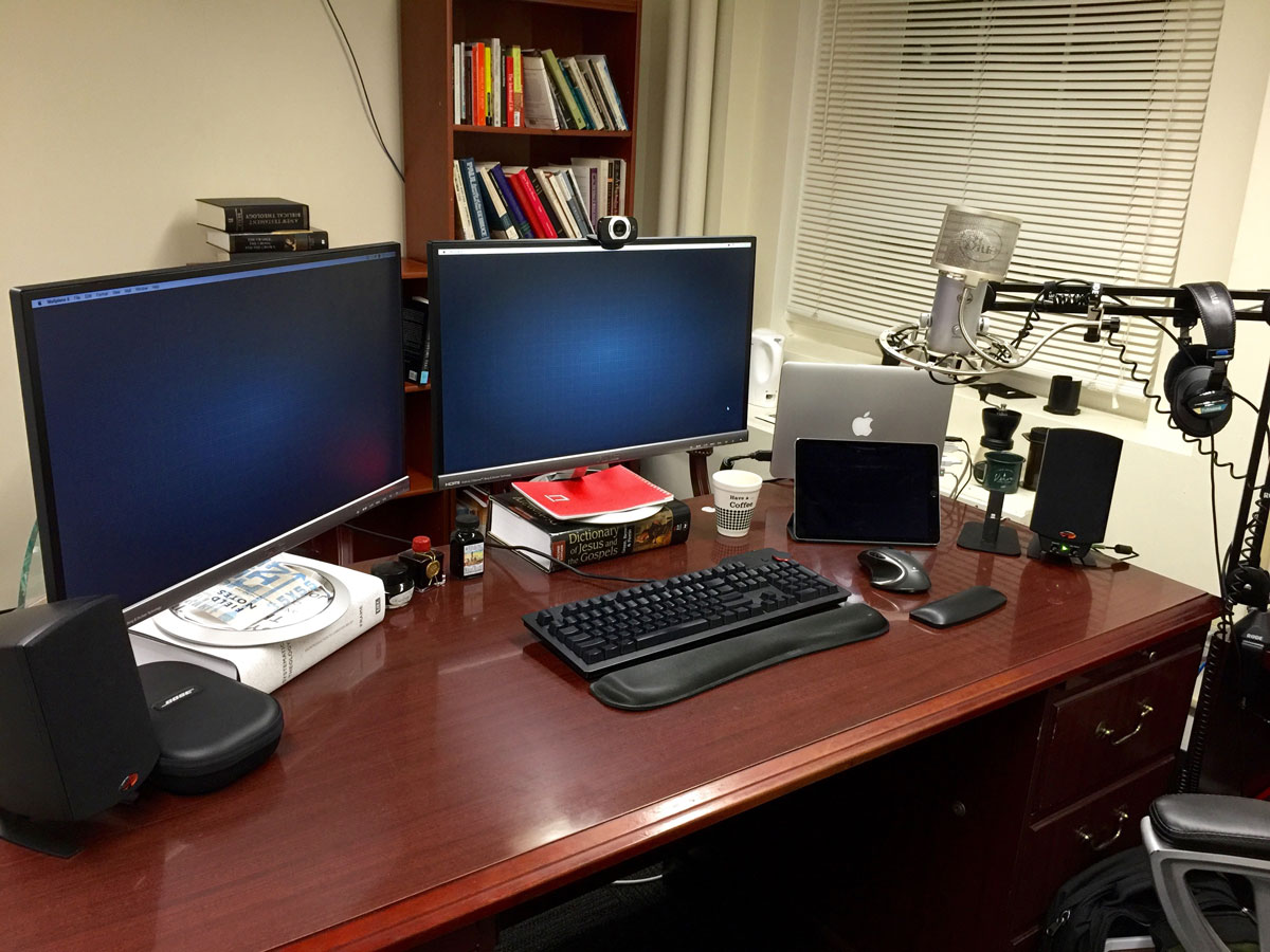 Brian Renshaw's desk