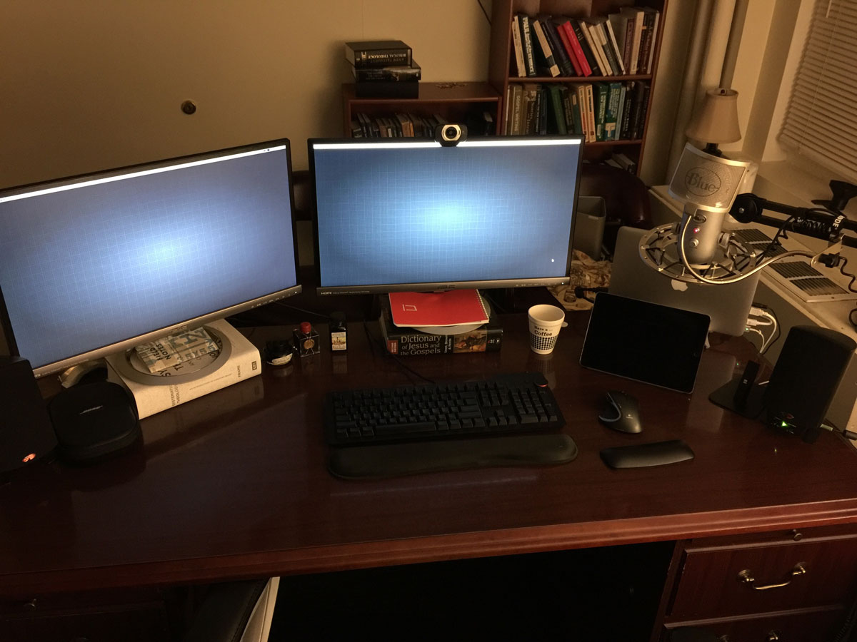 Brian Renshaw's desk