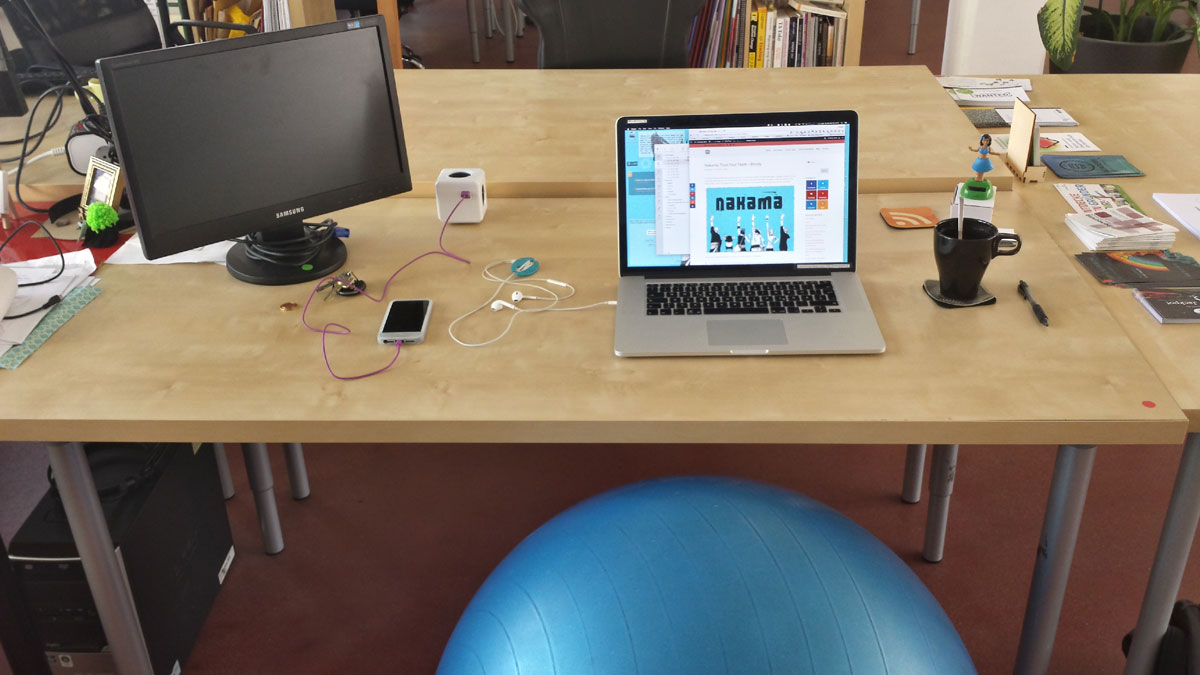 Andreas Zeitler's office desk