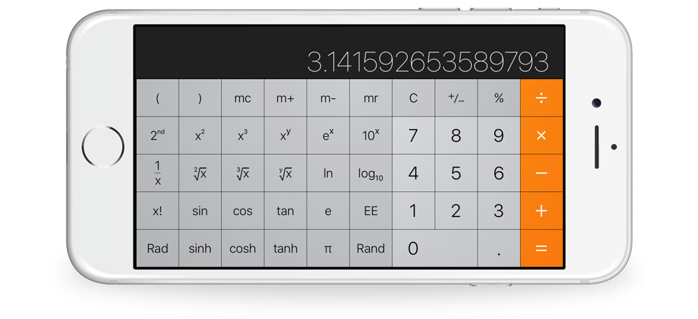 Apple scientific calculator
