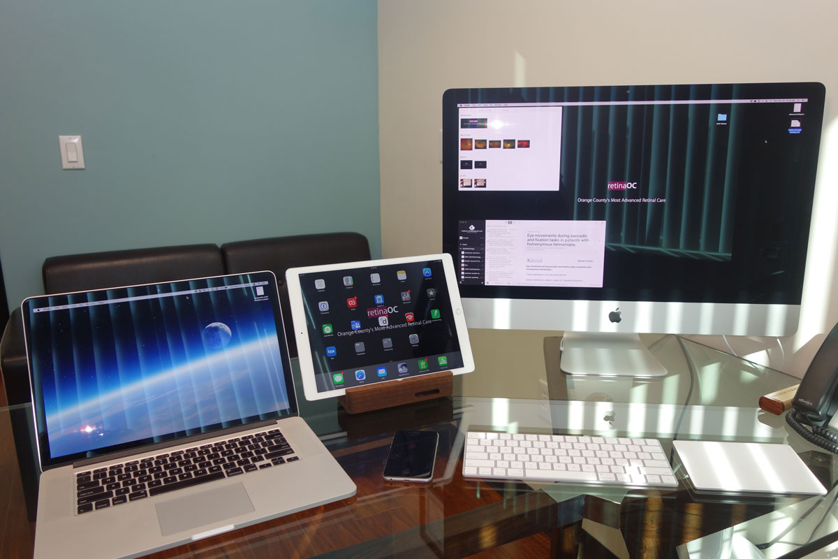 Nadeem Vaidya's desk