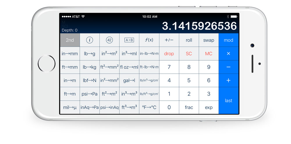 PCalc with Conversions 2nd layout