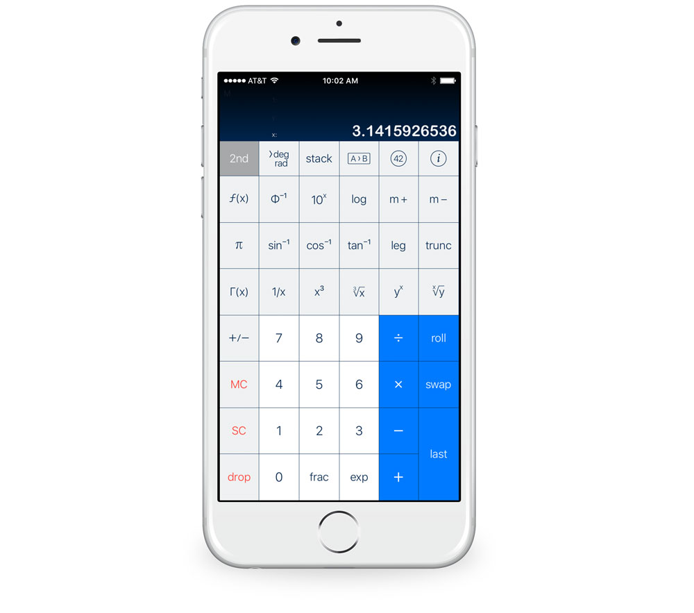 PCalc with Drang 2nd layout