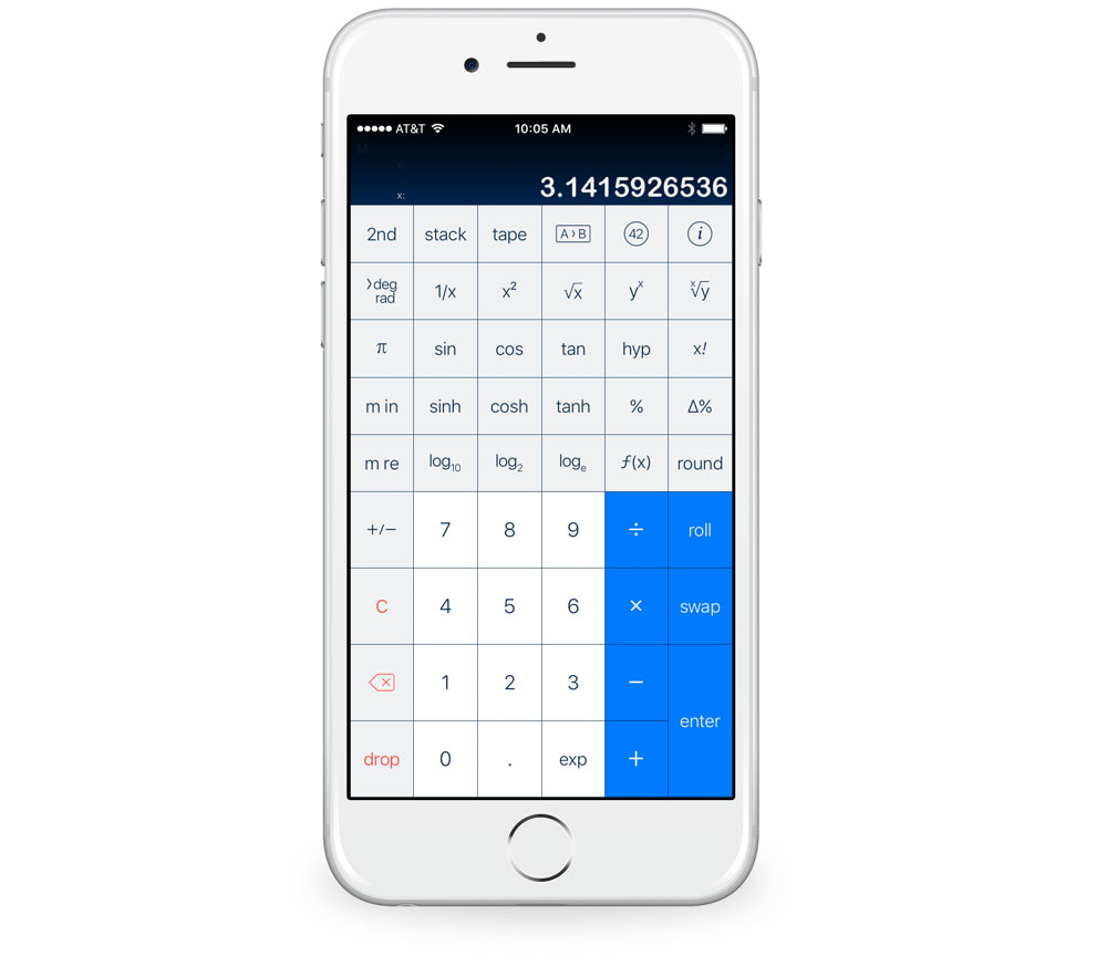 PCalc with Engineering layout