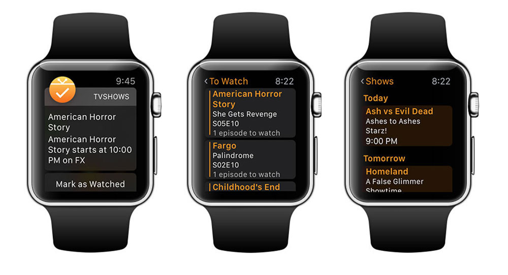 Television Time on Apple Watch