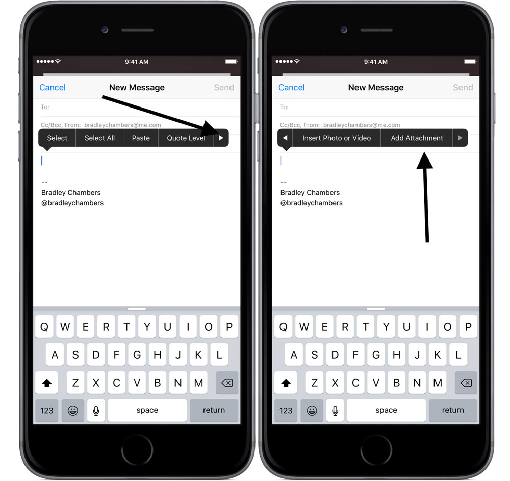 How to Add an Attachment to an Email on Your iPhone : HelloTech How