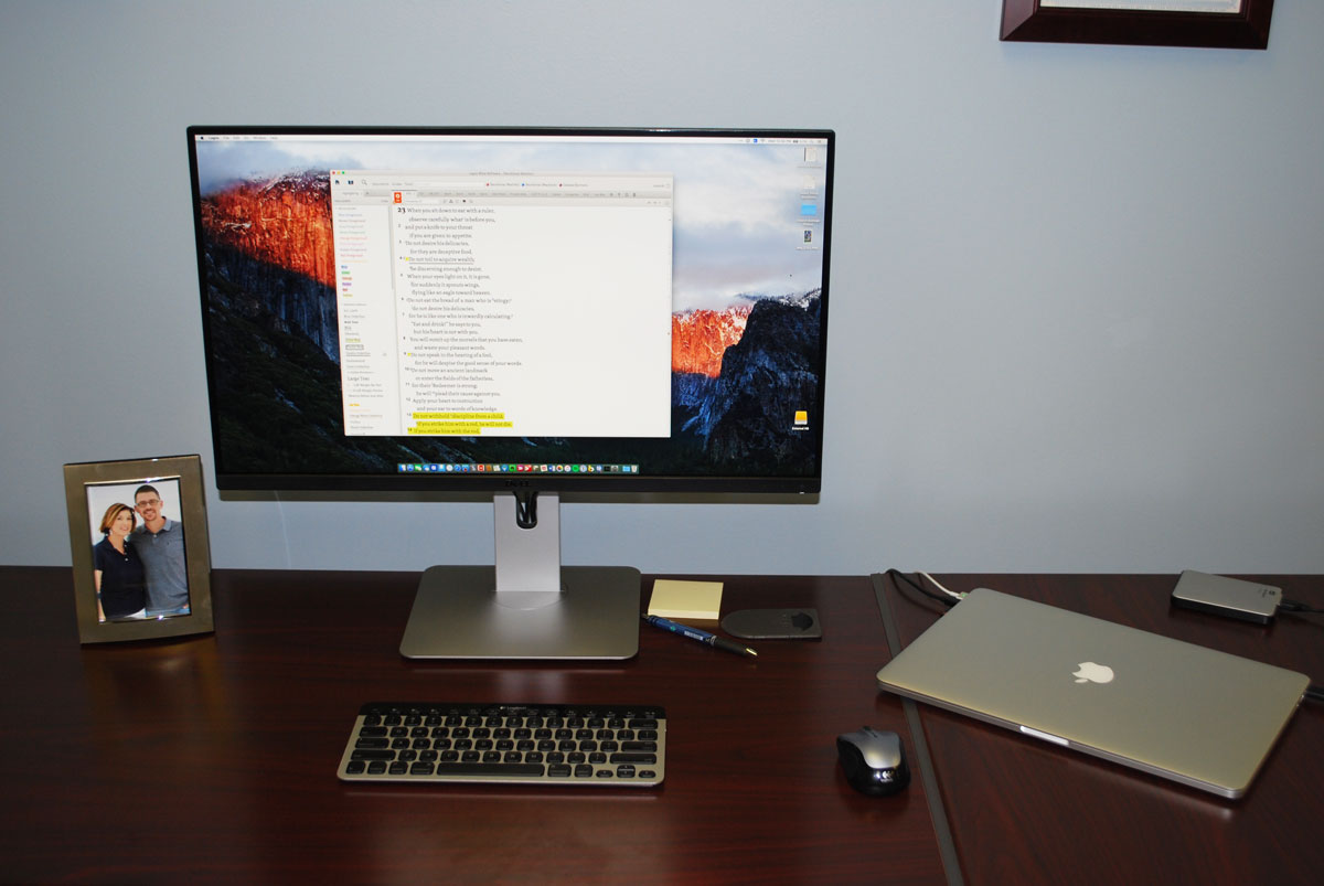 John Davis' desk