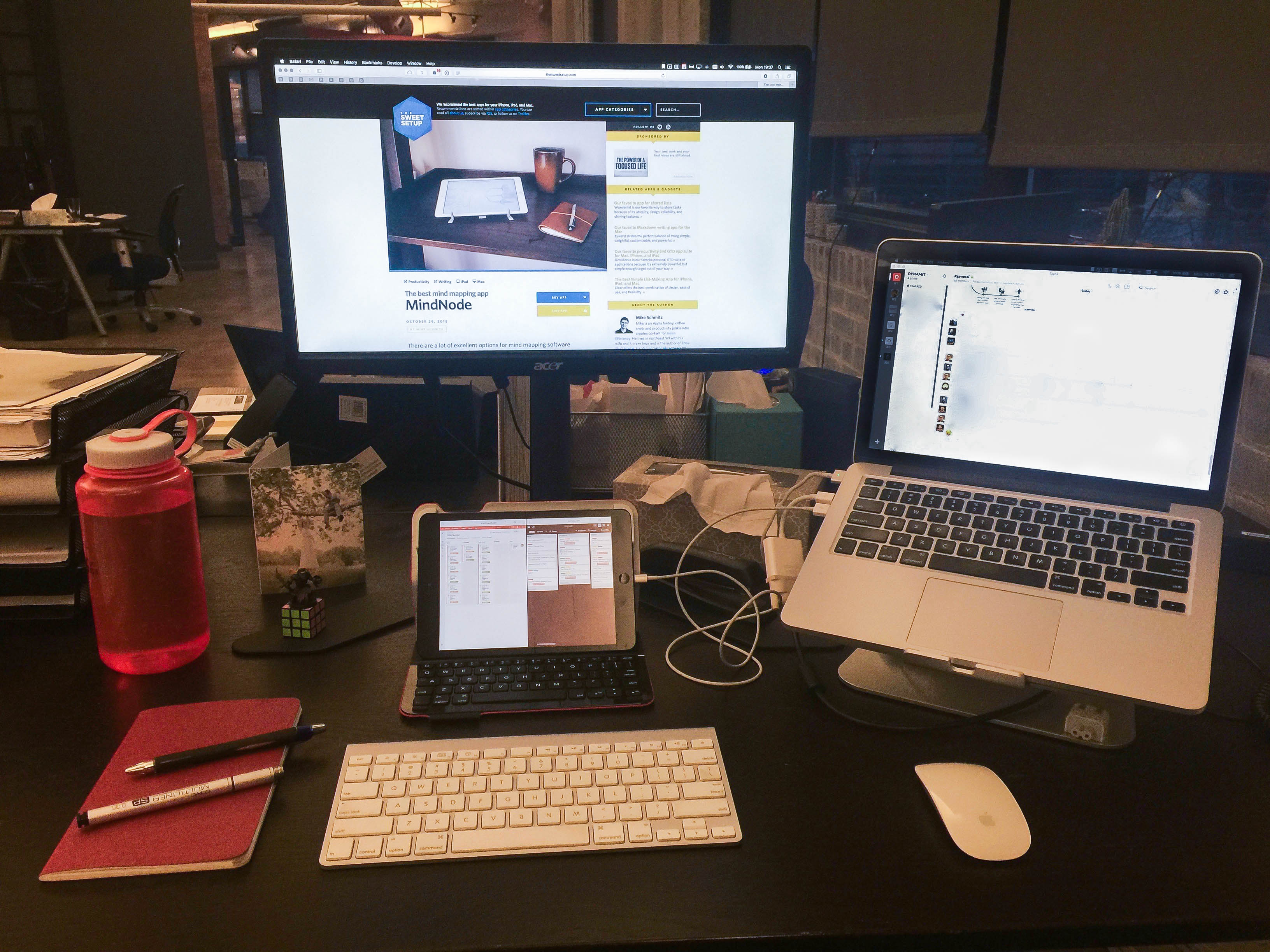 Steve Goslin's desk