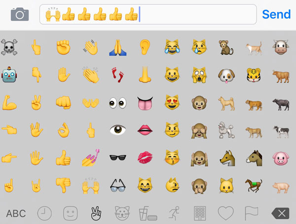 iGIF Keyboard emoji picker