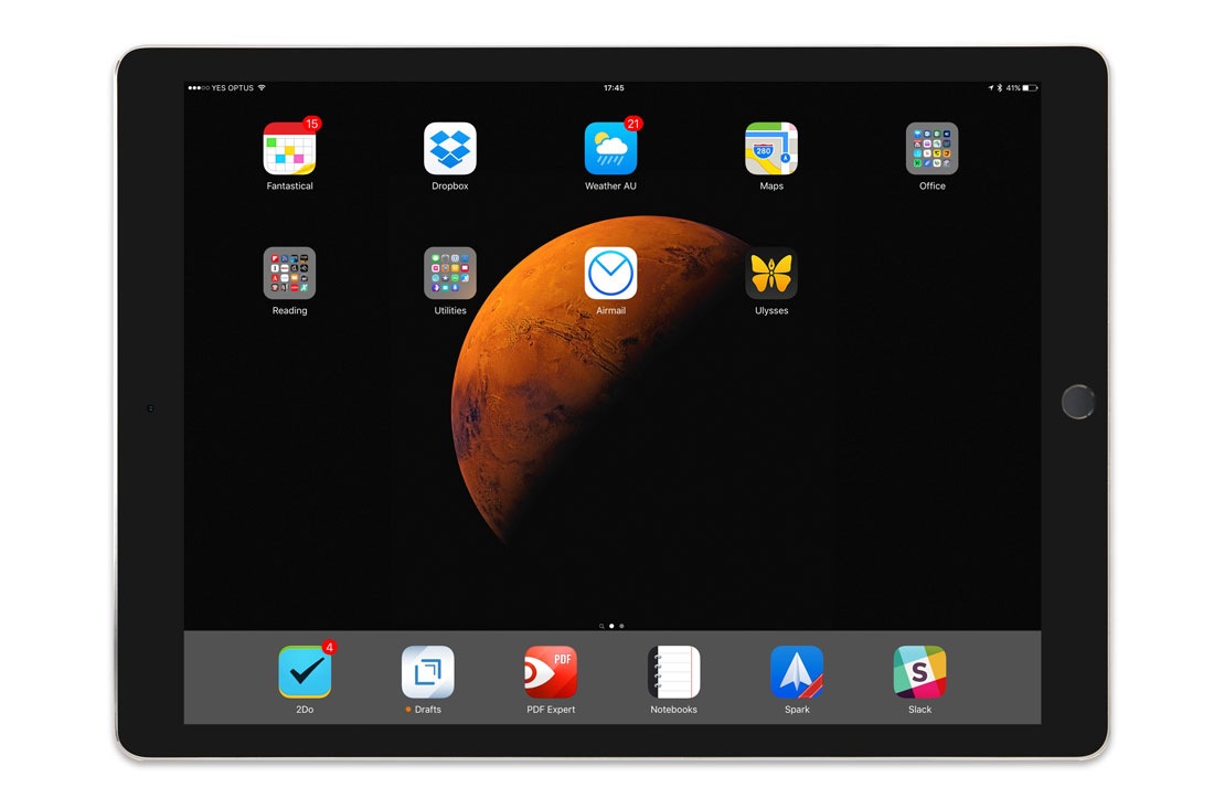 Paul Williams' iPad Pro