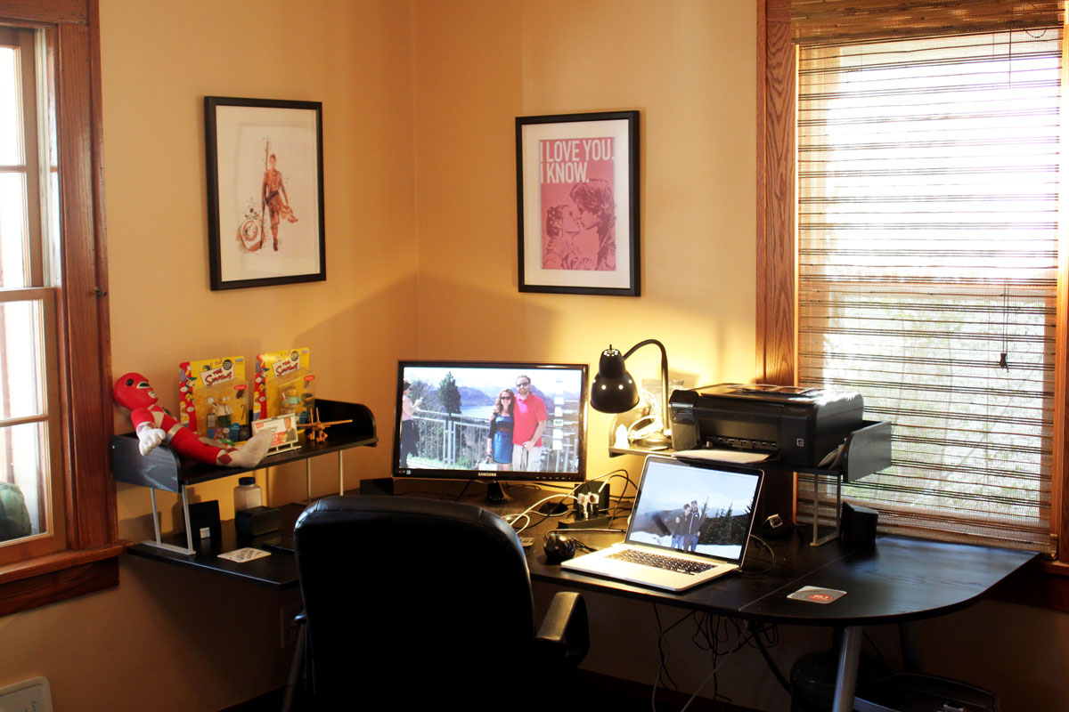 Tim Bornholdt's desk