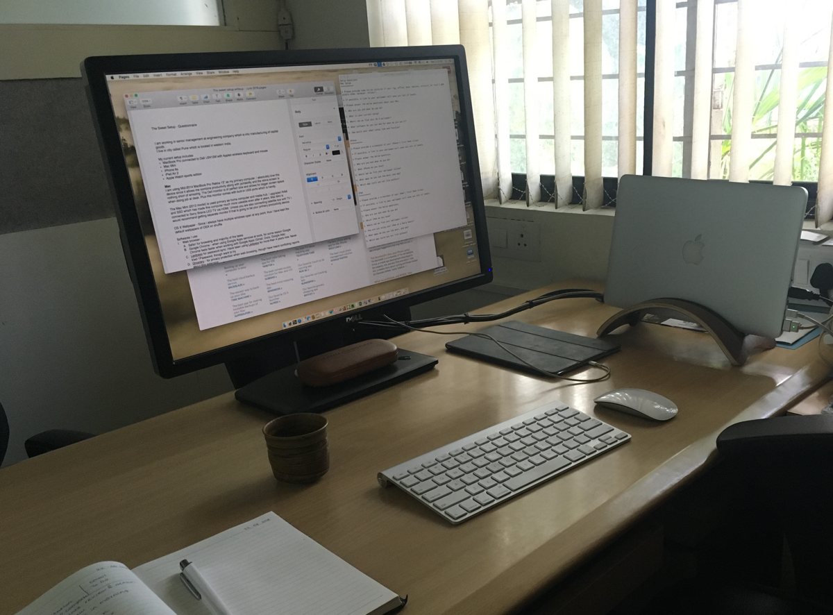 Aditya Ratnaparkhi’s Mac and iOS setup