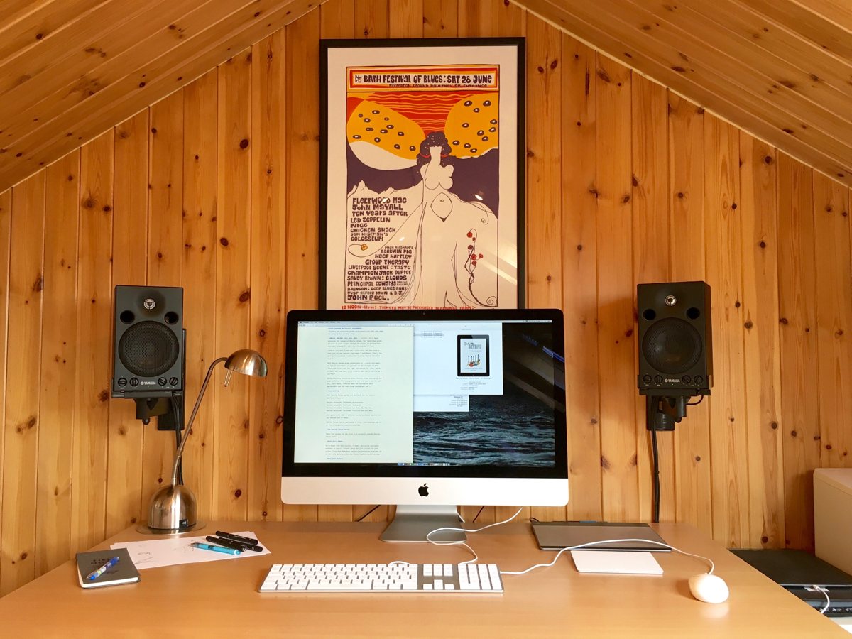 Gerry Hayes' Office Mac