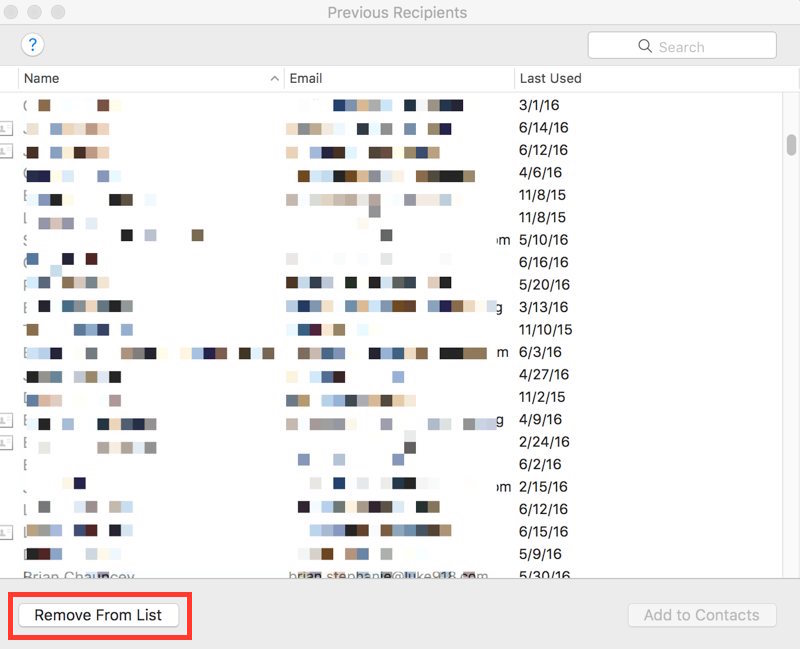 Mail.app removing recipients from the list