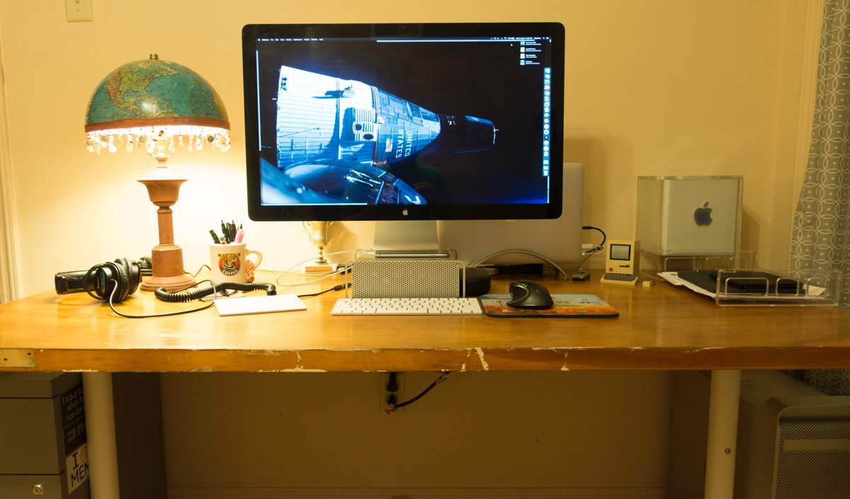 Stephen Hackett's desk