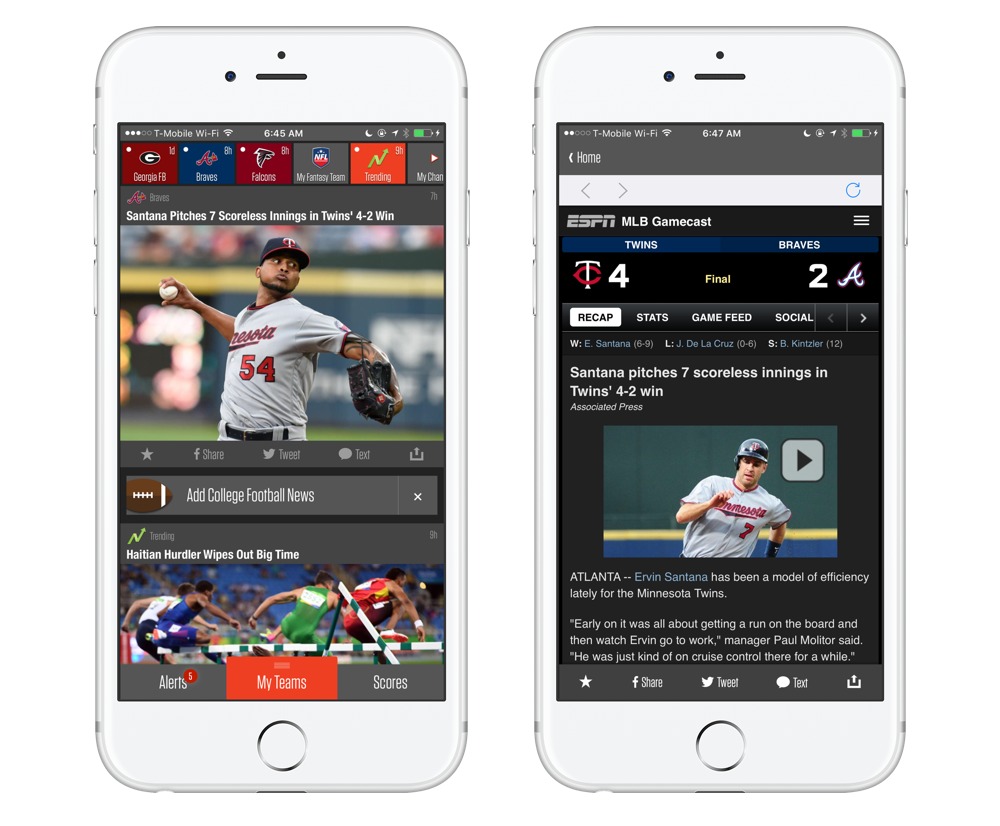 Yahoo Sports: Scores and News on the App Store