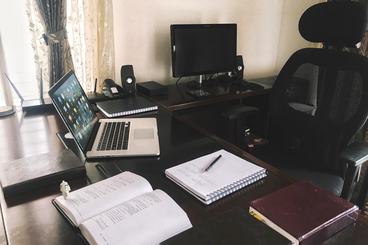 V.H. Belvadi's desk