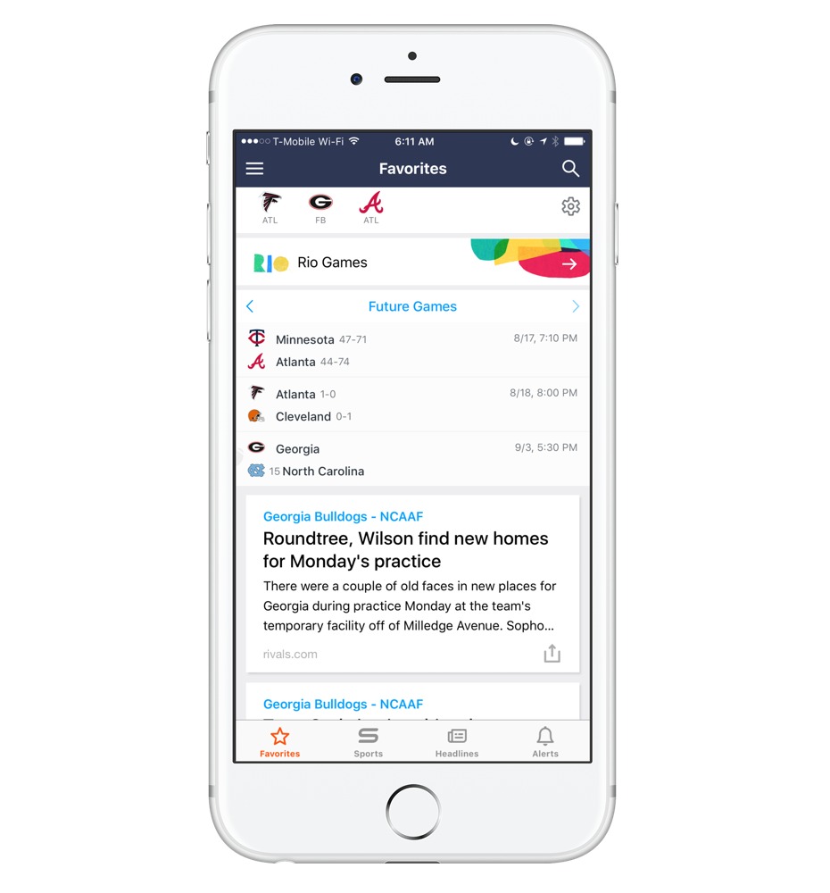 Yahoo Sports: Scores and News on the App Store