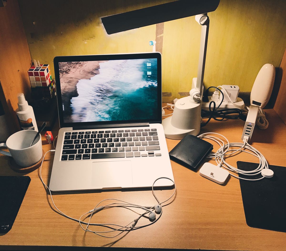 Wayne Chan's desk