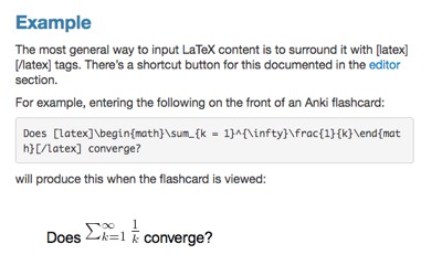 LaTeX example in Anki