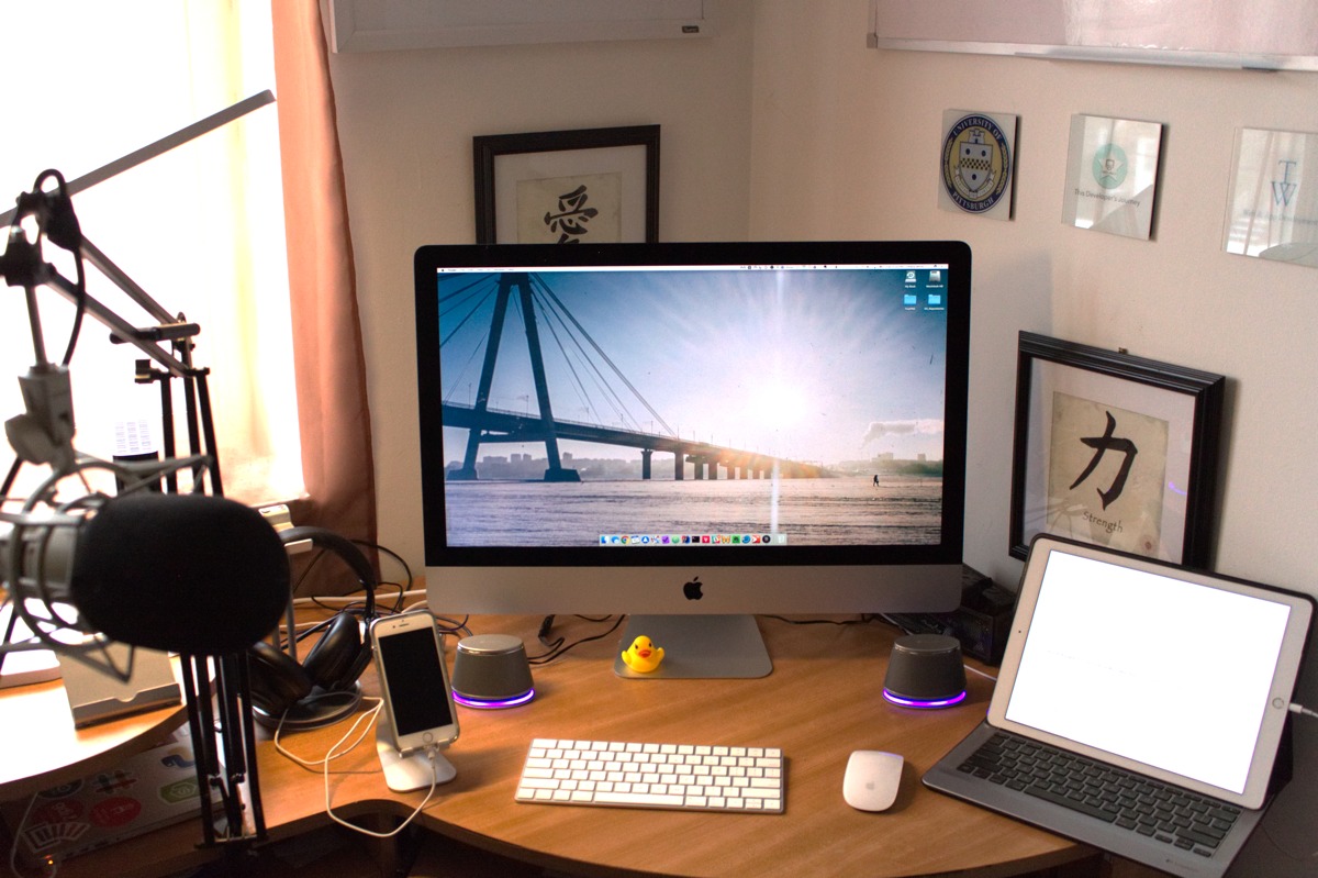 Tiffany White's desk