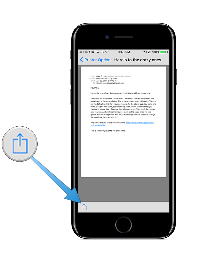 How to Print an Email from iCloud.com