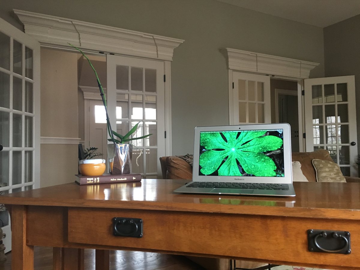 Bethany Stephens' home desk