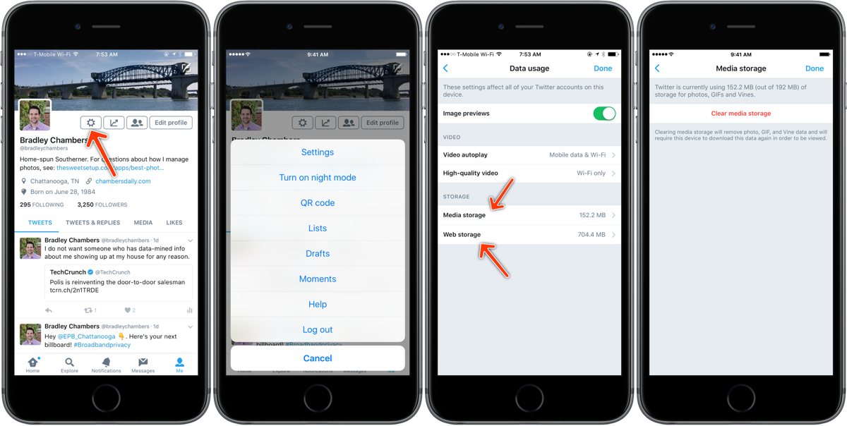 How to clear Twitter's storage cache on iOS The Sweet Setup