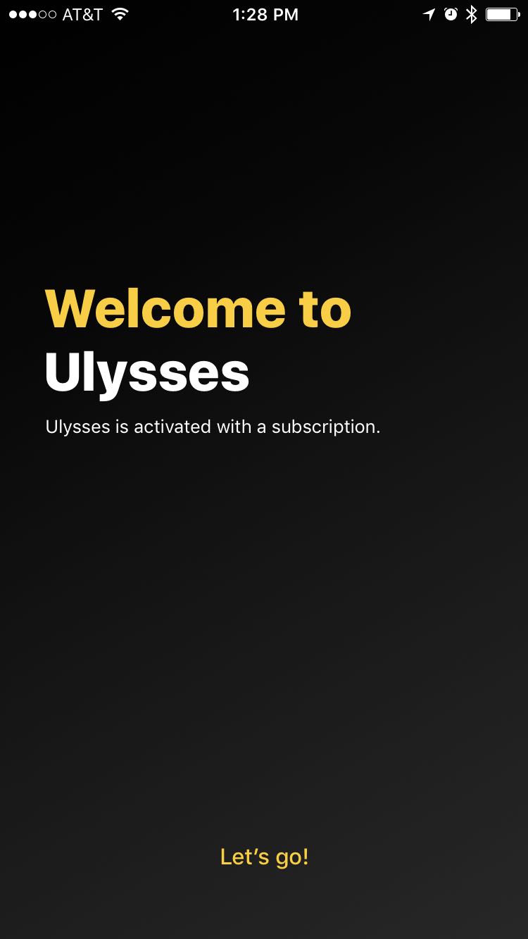 Ulysses Subscription Pricing Model