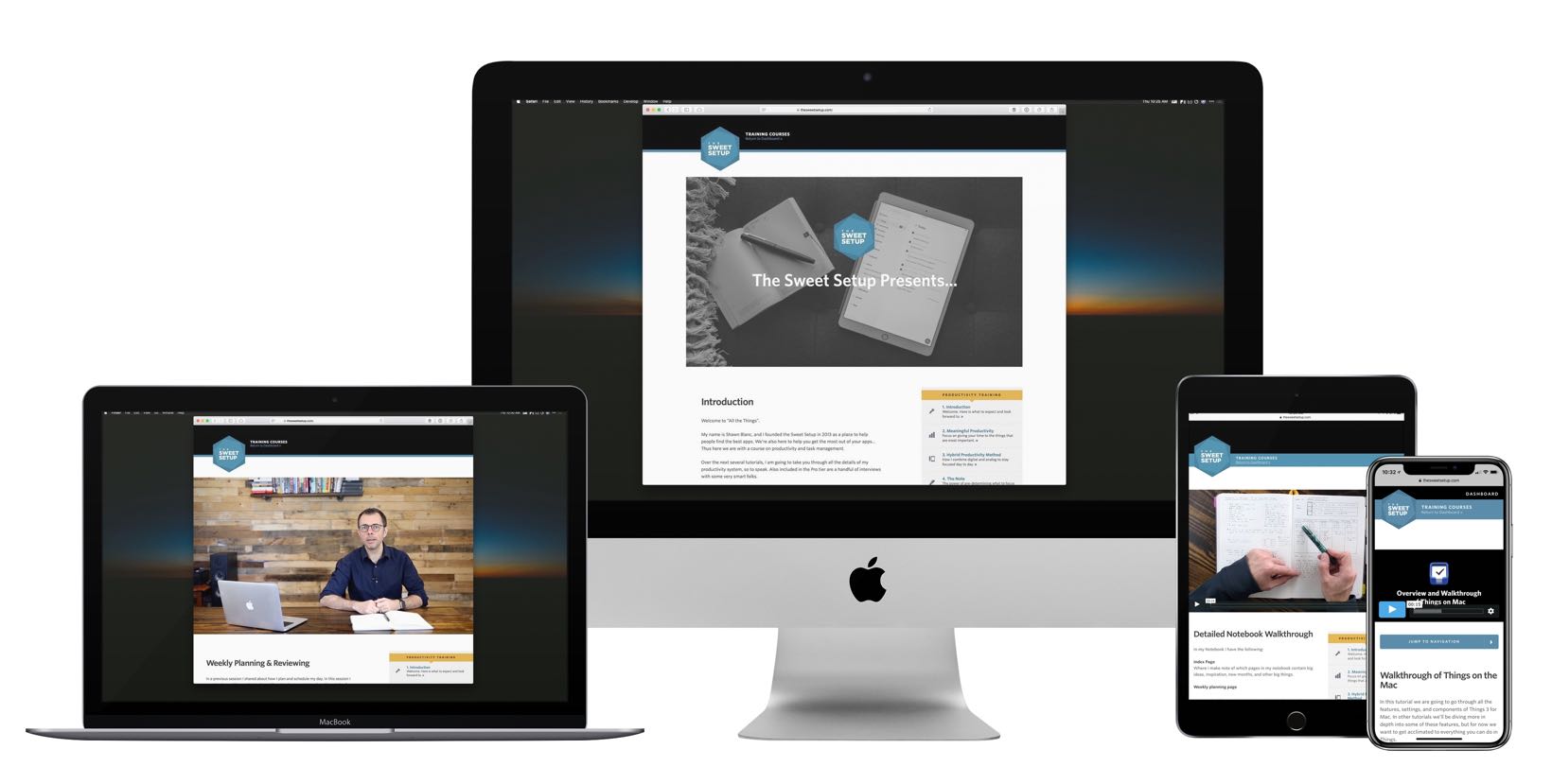 All the Things Productivity Course works on all your devices