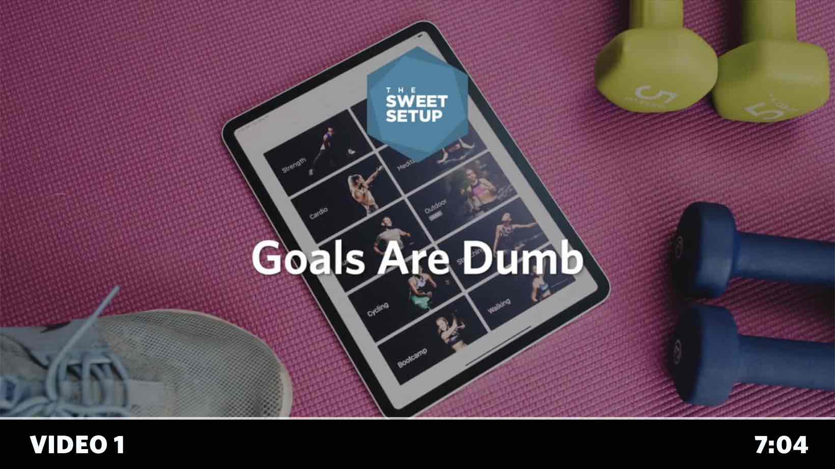 Simple Habits Course - video 1 - Goals are Dumb